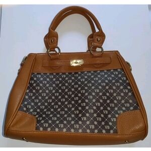 The Danbury Mint Tan and Black Satchel